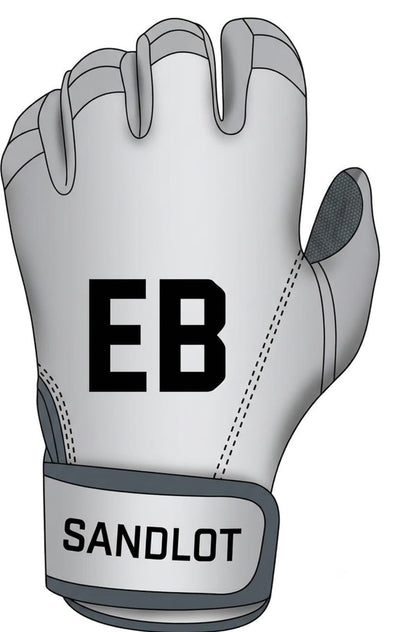 Custom Baseball/Softball Gloves with leather front, sublimation back, neoprene cuff, and reinforced durability features