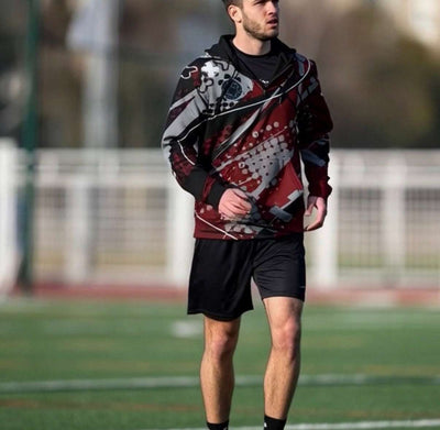 Robot Flex polyester fleece fabric showing soft, warm, lightweight, and durable texture for outdoor and apparel use
